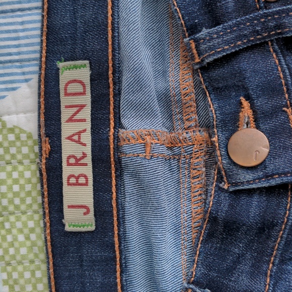 J Brand Low Rise Pencil Leg Jeans, Womens Size US 26 Dark Wash - Picture 6 of 9